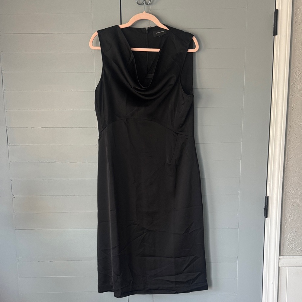 Banana Republic Black Midi Dress